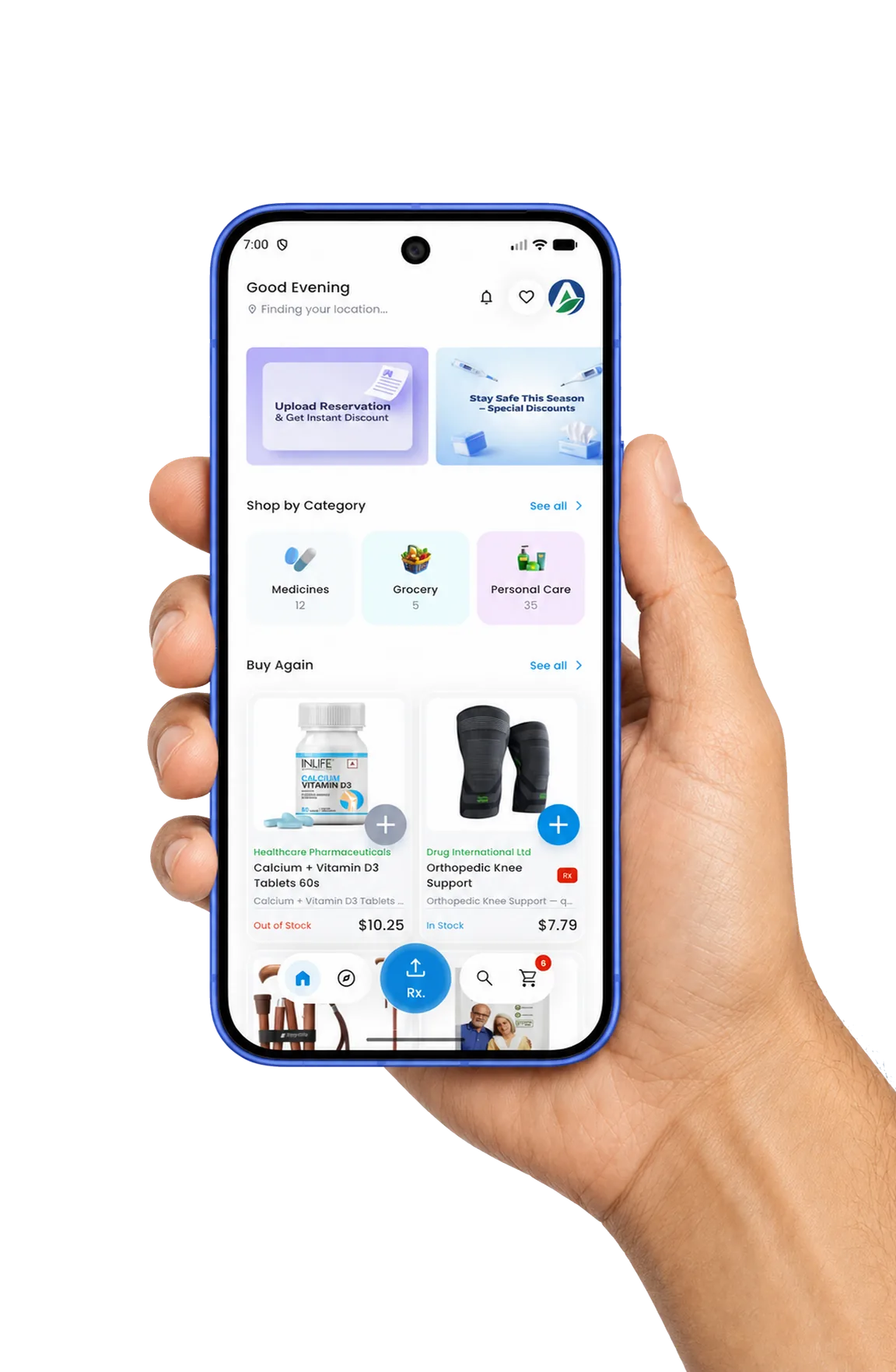 AT Pharma customer mobile app